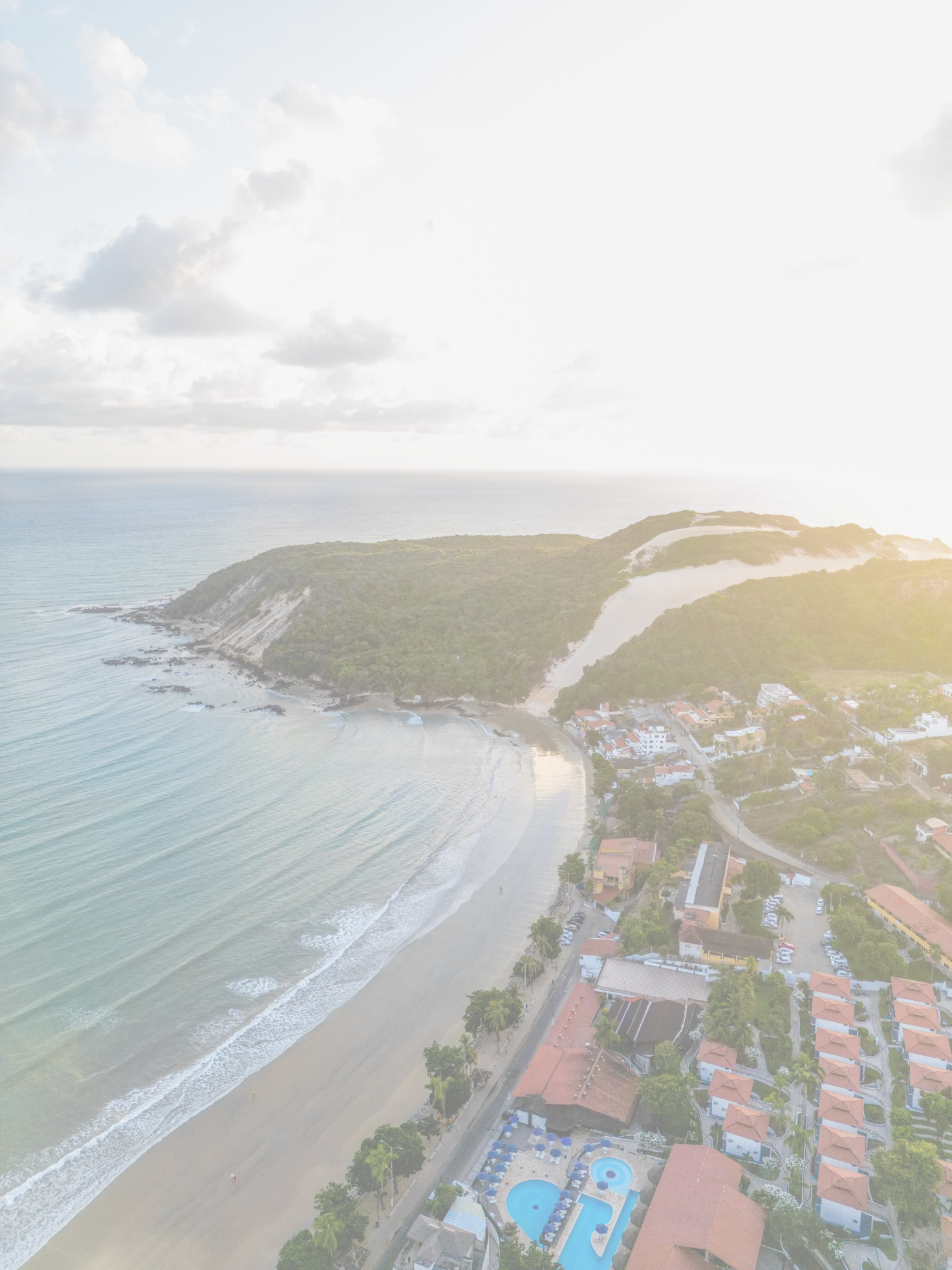 Vista da praia de Ponta Negra